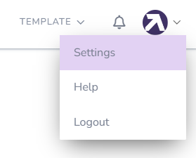 Etapa de configurações